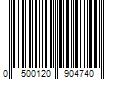 Barcode Image for UPC code 0500120904740