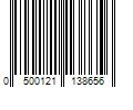 Barcode Image for UPC code 0500121138656