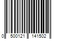 Barcode Image for UPC code 0500121141502