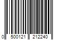 Barcode Image for UPC code 0500121212240