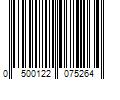 Barcode Image for UPC code 0500122075264