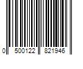 Barcode Image for UPC code 0500122821946