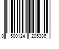 Barcode Image for UPC code 0500124205386