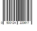 Barcode Image for UPC code 0500124220617