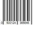 Barcode Image for UPC code 0500124365646