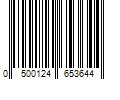 Barcode Image for UPC code 0500124653644