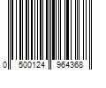 Barcode Image for UPC code 0500124964368