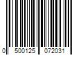 Barcode Image for UPC code 0500125072031