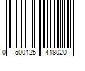 Barcode Image for UPC code 0500125418020