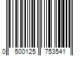 Barcode Image for UPC code 0500125753541