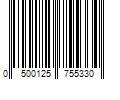 Barcode Image for UPC code 0500125755330