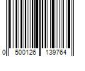 Barcode Image for UPC code 0500126139764