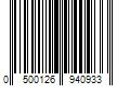 Barcode Image for UPC code 0500126940933