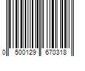 Barcode Image for UPC code 0500129670318