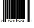 Barcode Image for UPC code 050031000081