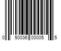 Barcode Image for UPC code 050036000055