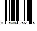 Barcode Image for UPC code 050036325325