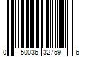 Barcode Image for UPC code 050036327596