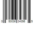 Barcode Image for UPC code 050036343565