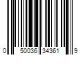 Barcode Image for UPC code 050036343619