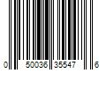 Barcode Image for UPC code 050036355476