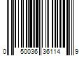 Barcode Image for UPC code 050036361149