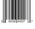 Barcode Image for UPC code 050036400077