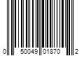 Barcode Image for UPC code 050049018702