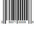 Barcode Image for UPC code 050071000096