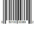 Barcode Image for UPC code 050100003692