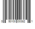 Barcode Image for UPC code 050100003821