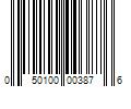 Barcode Image for UPC code 050100003876