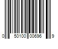 Barcode Image for UPC code 050100006969