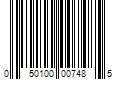 Barcode Image for UPC code 050100007485