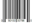 Barcode Image for UPC code 050100007560