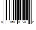 Barcode Image for UPC code 050100007782