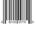 Barcode Image for UPC code 050100007799