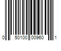 Barcode Image for UPC code 050100009601