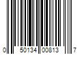 Barcode Image for UPC code 050134008137