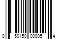 Barcode Image for UPC code 050150000054