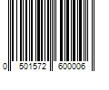 Barcode Image for UPC code 0501572600006