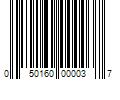 Barcode Image for UPC code 050160000037