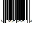 Barcode Image for UPC code 050165000056