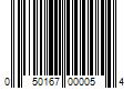 Barcode Image for UPC code 050167000054