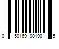 Barcode Image for UPC code 050169001905