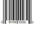 Barcode Image for UPC code 050169002322