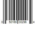 Barcode Image for UPC code 050169002964