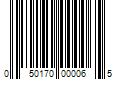 Barcode Image for UPC code 050170000065