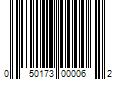 Barcode Image for UPC code 050173000062