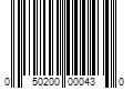 Barcode Image for UPC code 050200000430